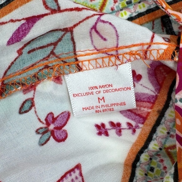 Natori Free Spirit Happy Coat Robe Womens Medium - Picture 7 of 13